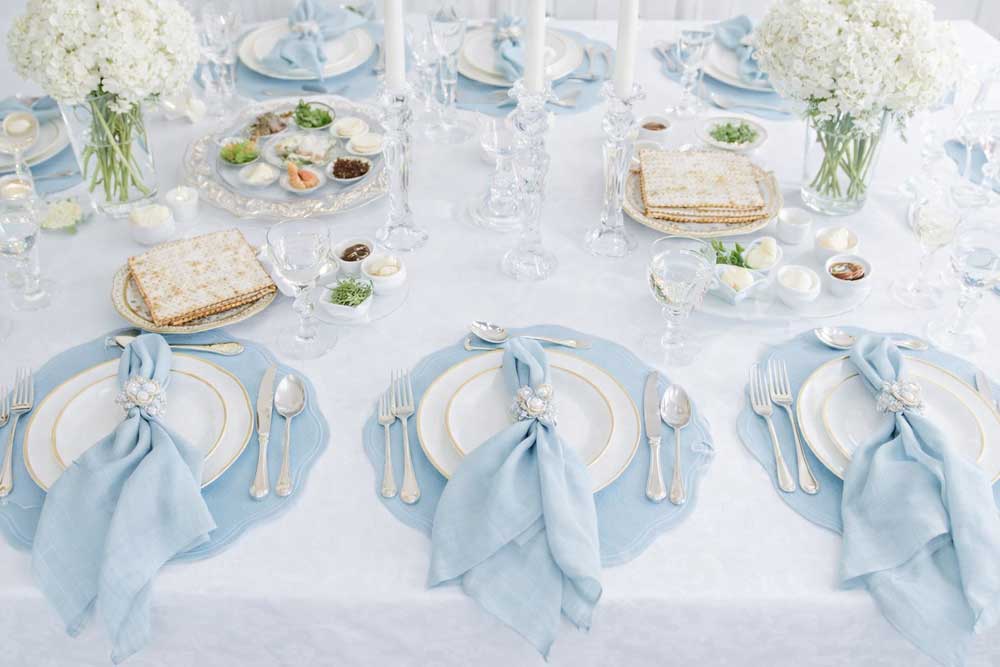 עיצוב עדין בגווני מים ושמיים