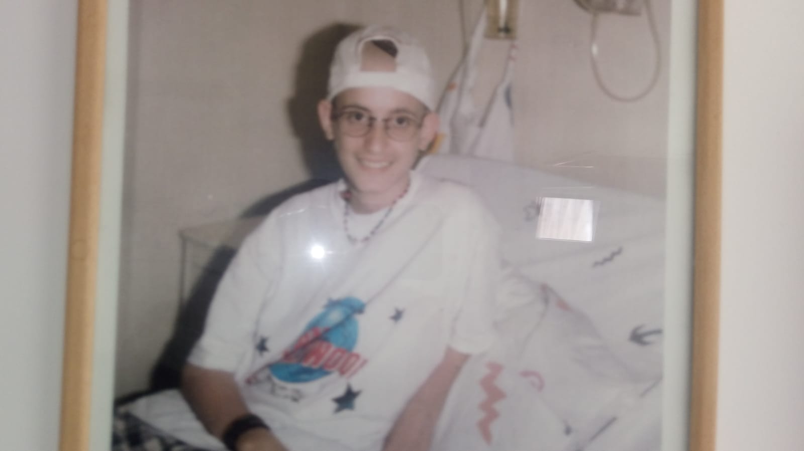 Moshe Sachayek z"l in hospital