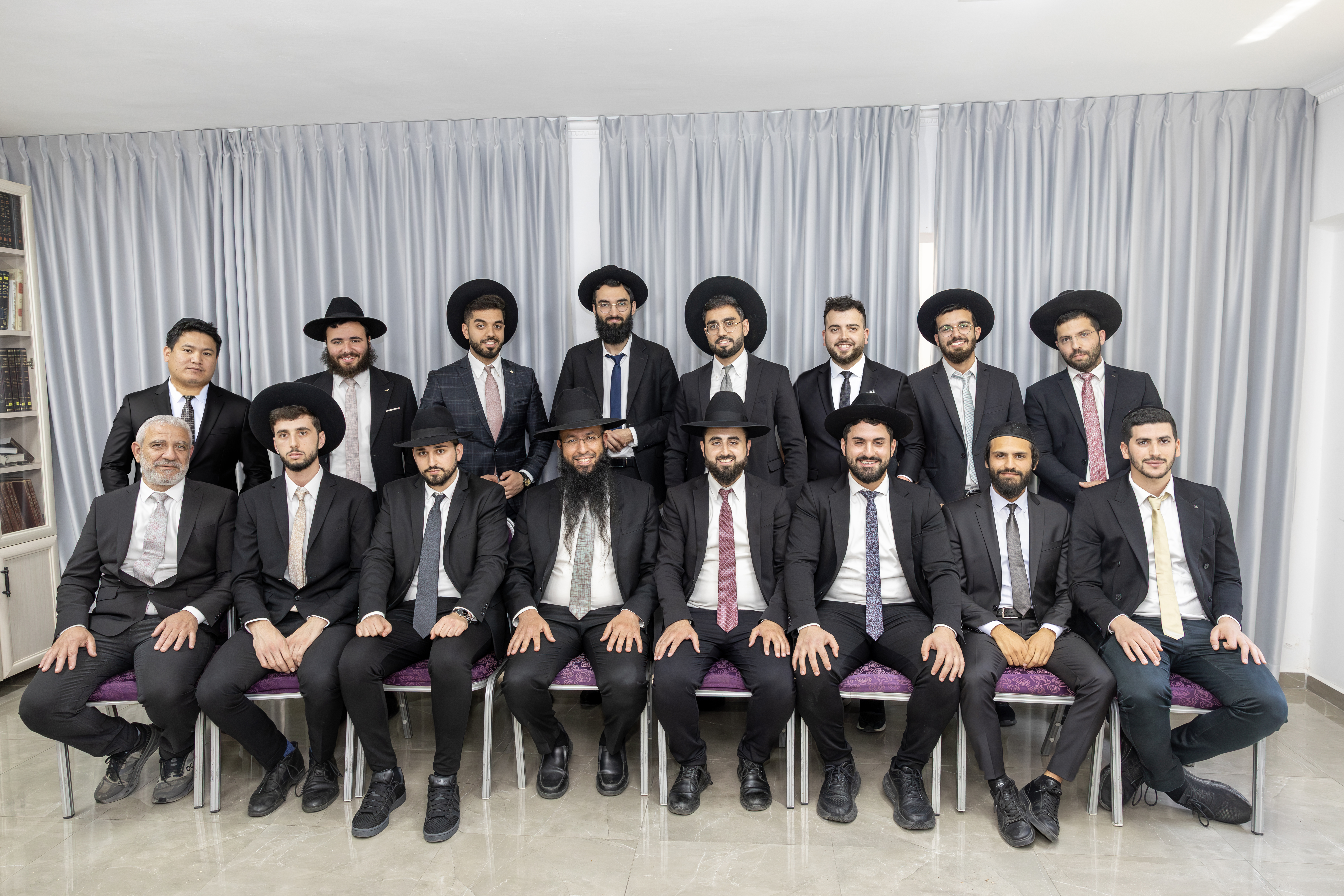 אברכי הכולל בקריית שמונה (צילום: נתנאל עמוס)