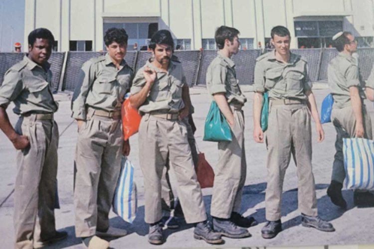 A photo taken during the Red Cross visit: “They wanted to show the conditions were good.”