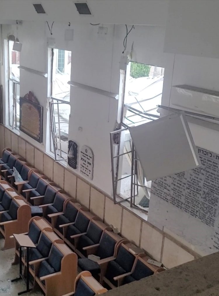 The aftermath of the Iranian attack