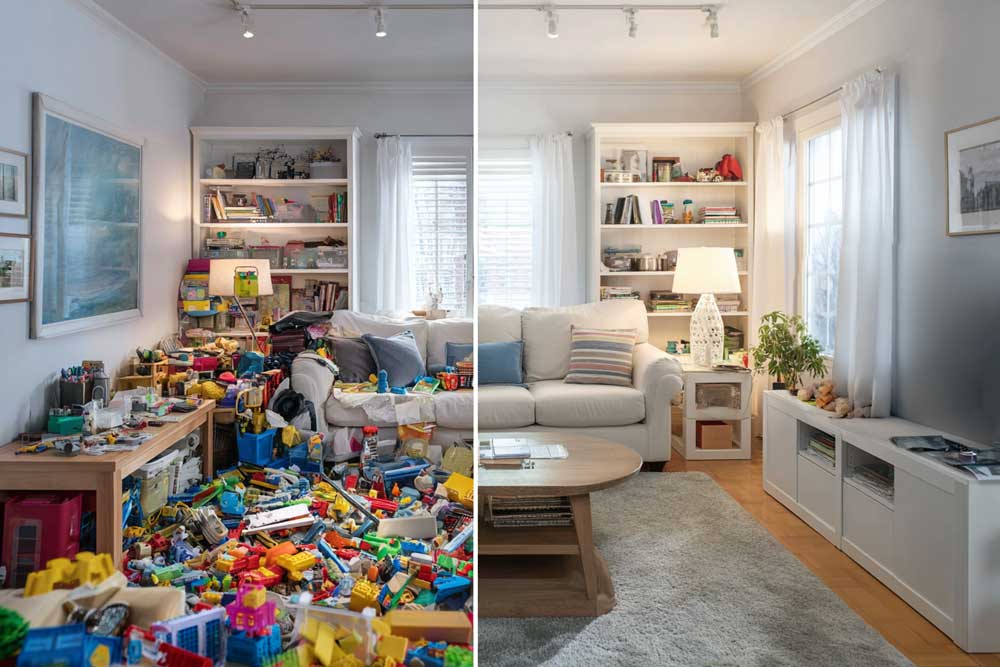 קודם כל מסדרים ומוציאים את המיותר