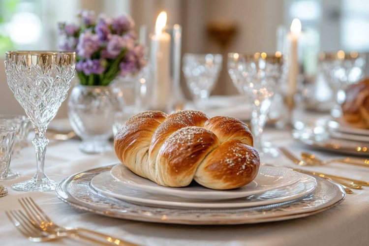 כוסות קריסטל, נגיעות זהב, סט יוקרתי - שולחן שבת מכובד