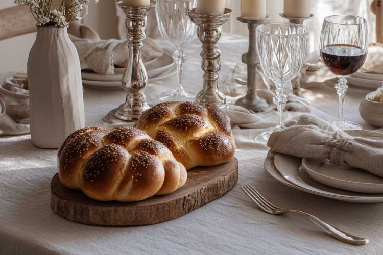 מגש חלות עשוי עץ טבעי