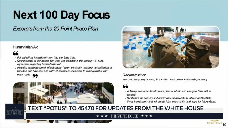 Screenshot from White House official YouTube broadcast