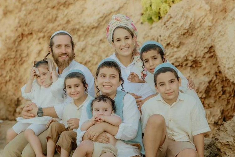 The Segal family today. Credit: Idit Yakutiel