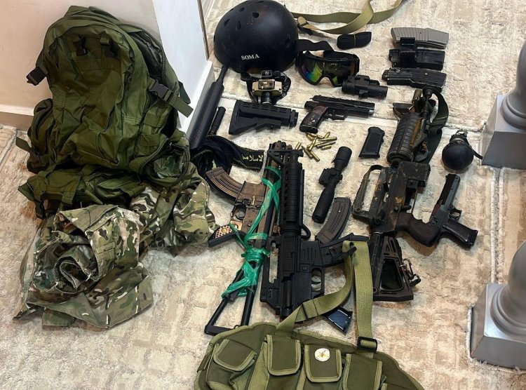 אמל״ח שאותר על ידי הכוחות (צילום: דובר צה״ל)