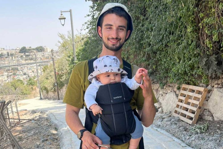 Ori Shani z"l with his son, Roy.