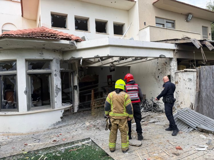 זירת הנפילה בשוהם (צילום: דוברות כבאות והצלה לישראל)