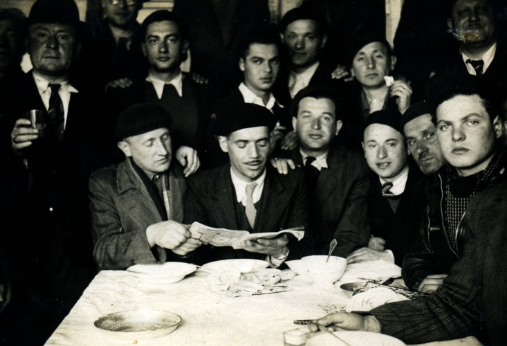 Passover at the Pithiviers internment camp, France, 1942
