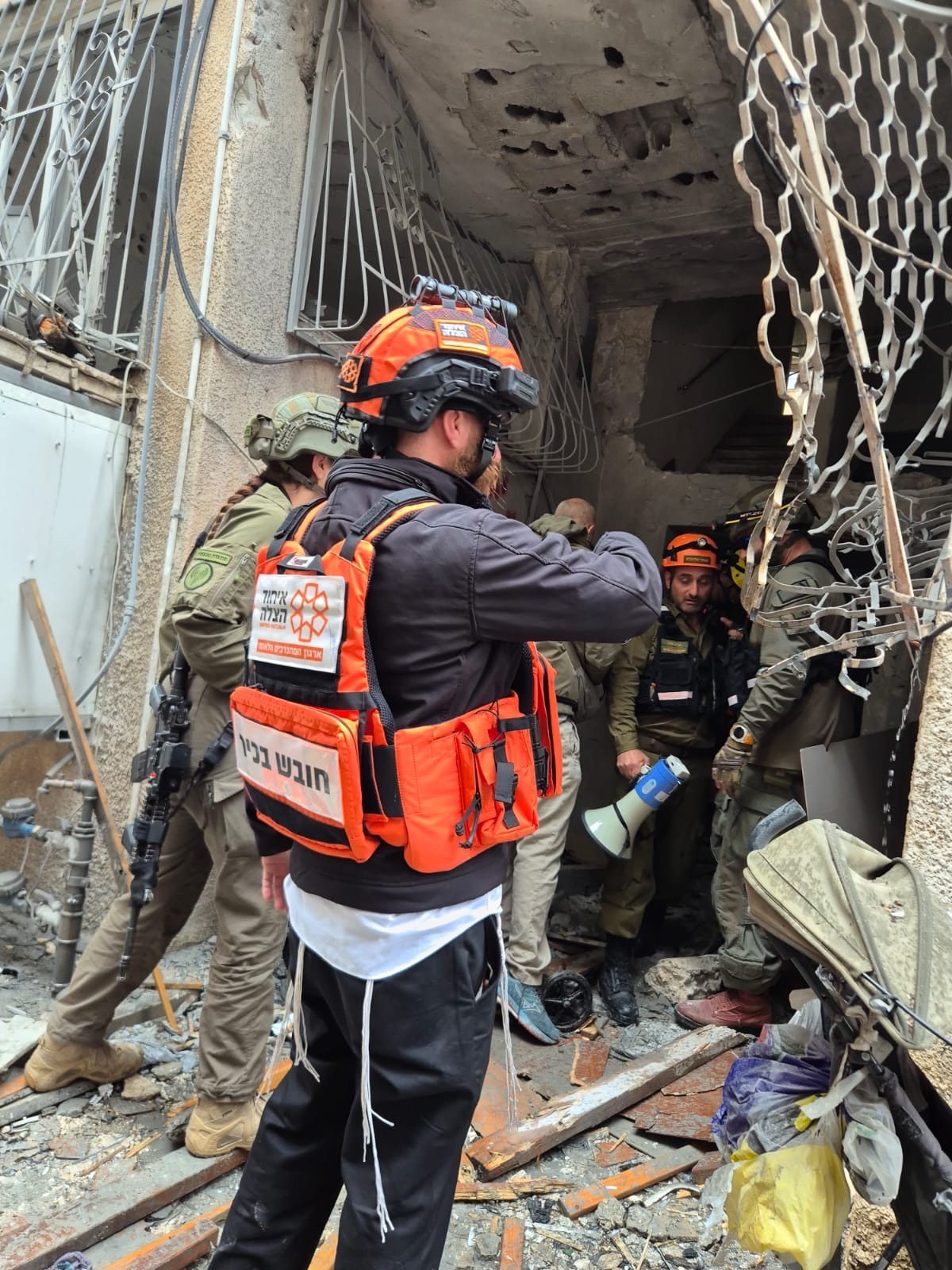 זירת נפילה במרכז (צילום: איחוד הצלה)