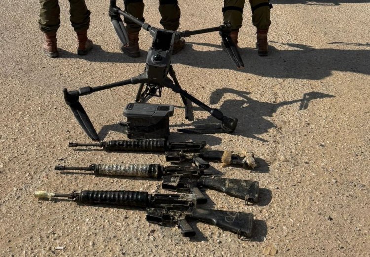 האמל״ח שנתפס (צילום: דובר צה"ל)