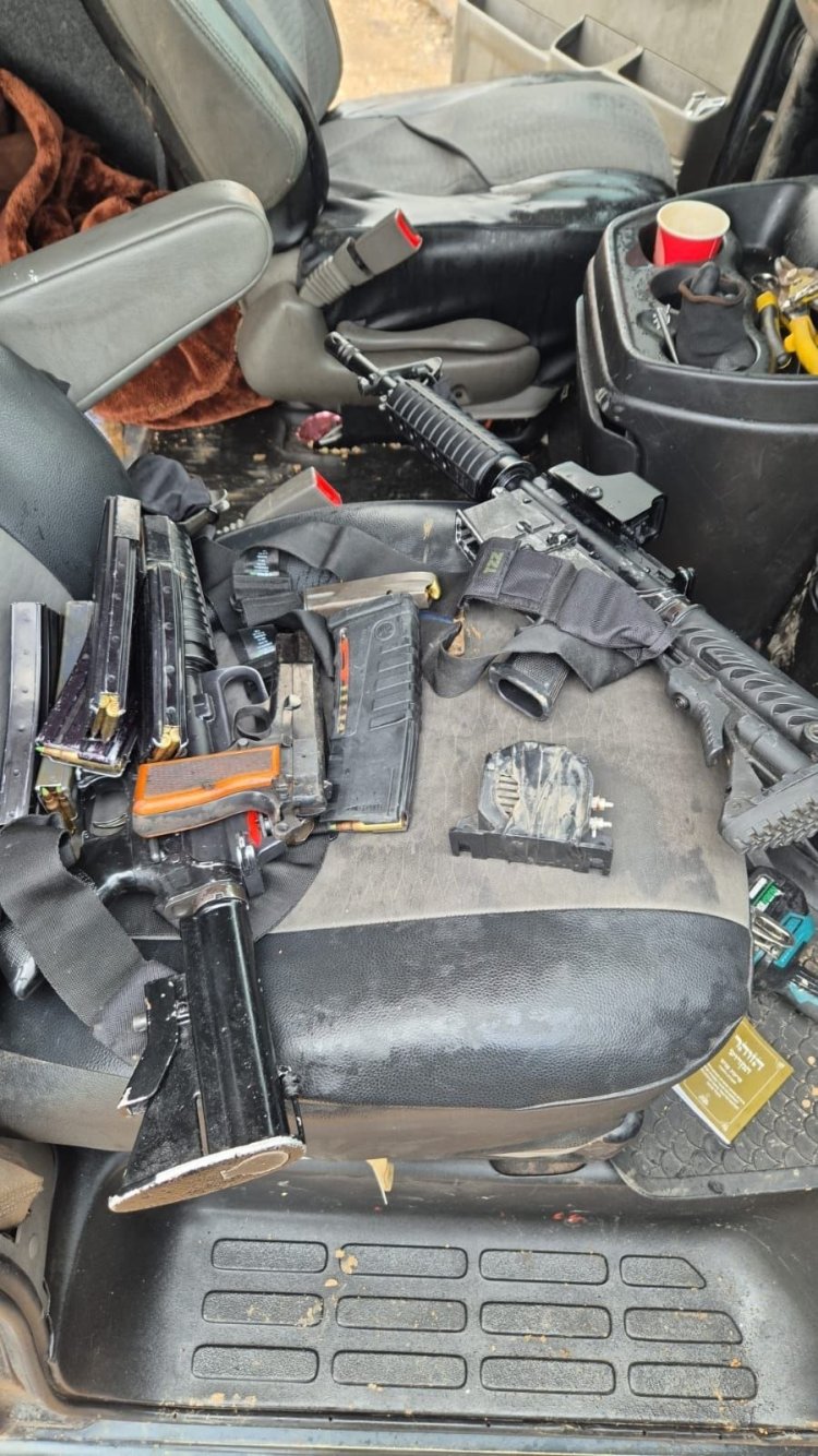 כלי הנשק נתפסו (צילום: דוברות המשטרה)