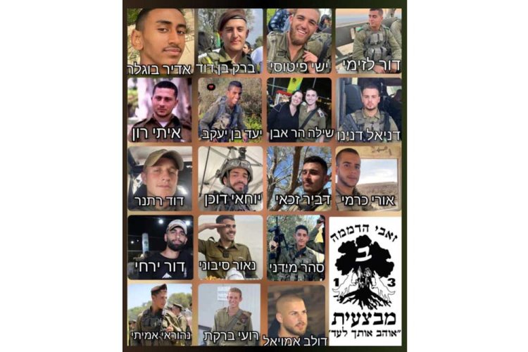 החיילים שנפלו בלחימה על מוצב נחל עוז, עם חלקם היה לוי בקשר