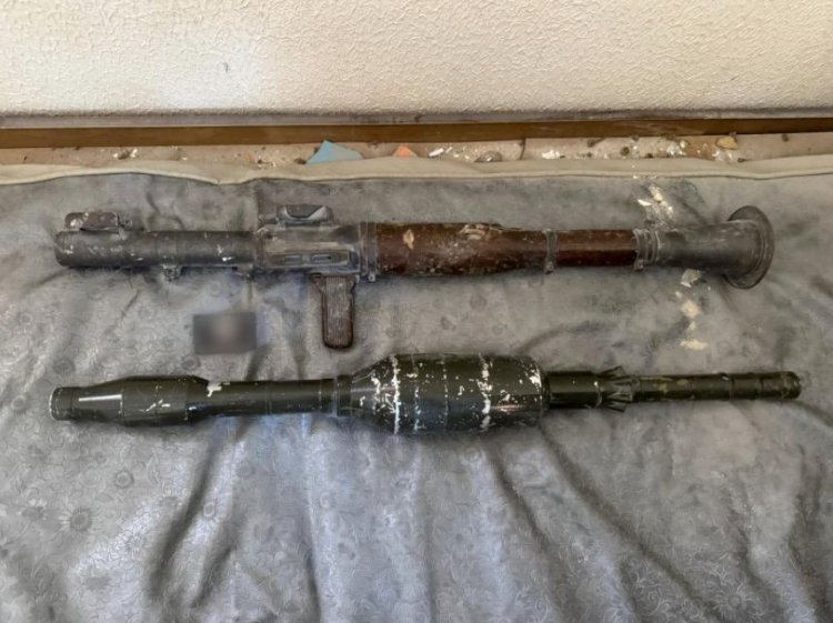 אמצעי לחימה שאותרו על-ידי הכוחות במרחב (צילום: דובר צה״ל)