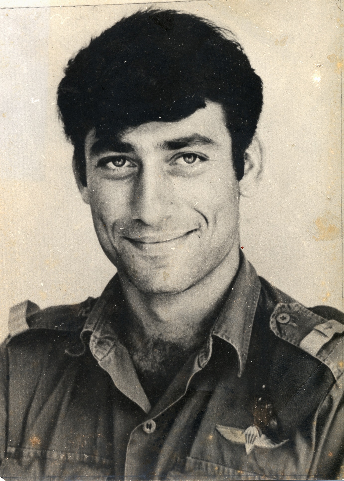 Yossi Tor as a young soldier. The photo appeared in the press when he was reported missing.
