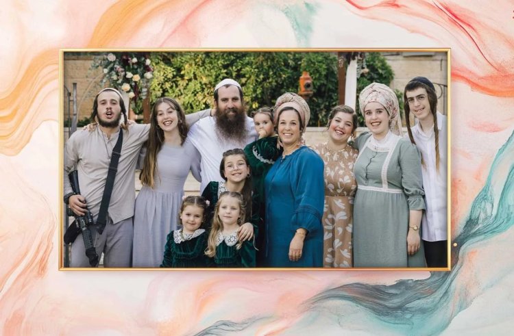 אברהם שפירא ומשפחתו