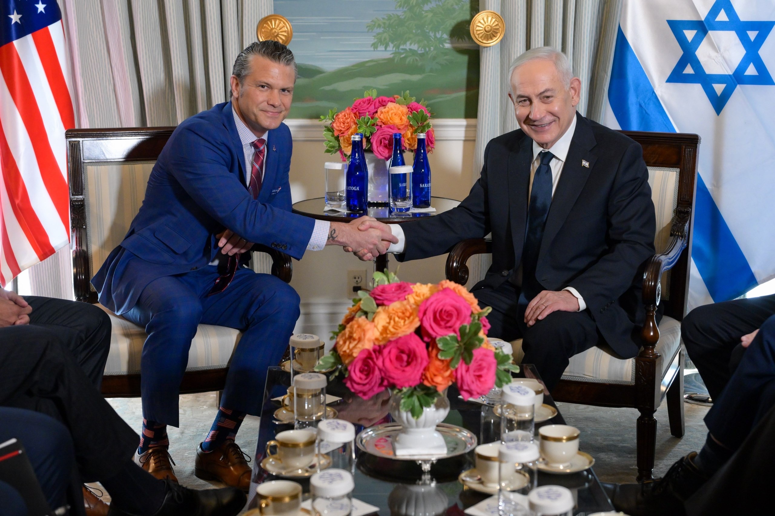נתניהו והגסת׳ (צילום: מעיין טואף, לע״מ)