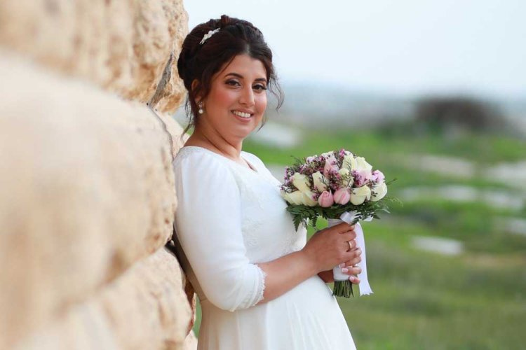 Rachel on her wedding day (Photo: “Efi the Photographer”)