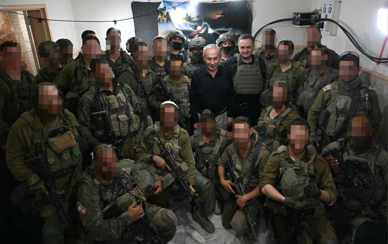 נתניהו וכ"ץ בלבנון (צילום: חיים צח, לע״מ)