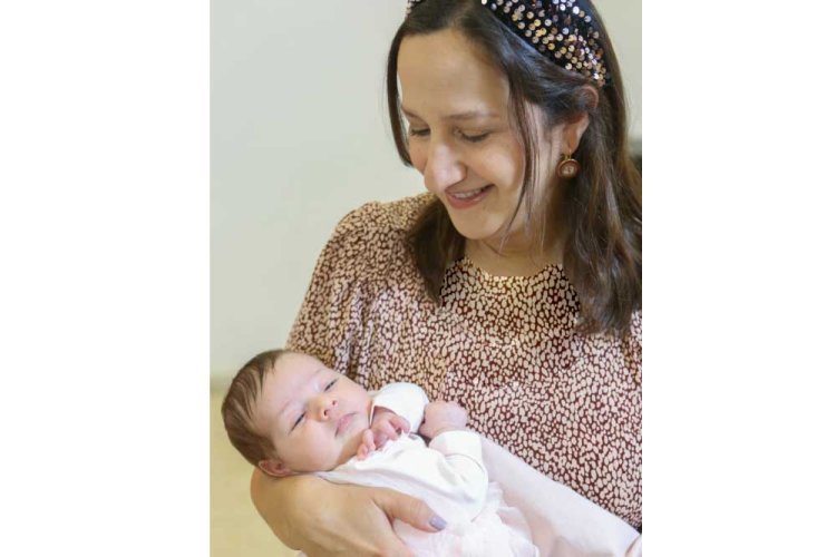 לילך ובנה התינוק רועי ישראל 