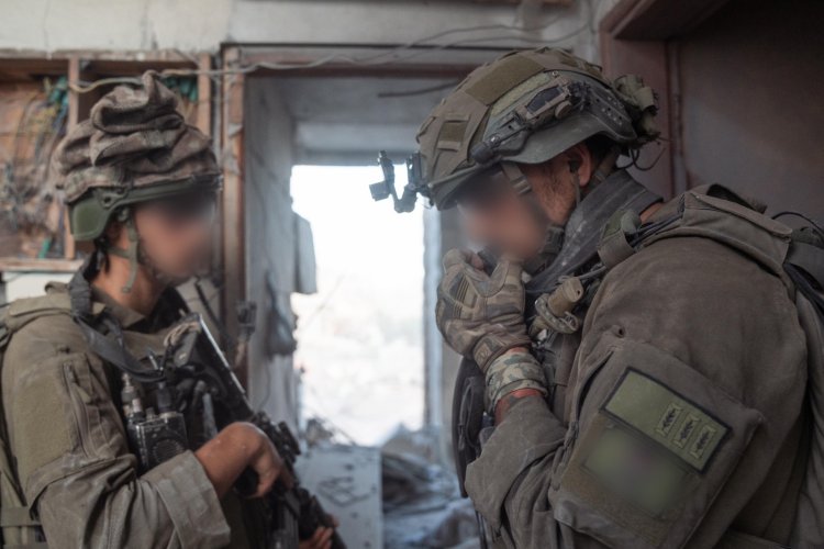 כוחות אוגדה 36 בדרום רצועת עזה (צילום: דובר צה״ל)