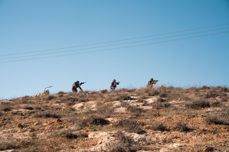 תיעוד מתרגיל מוכנות כוחות יחידת מיתר (דובר צה״ל)